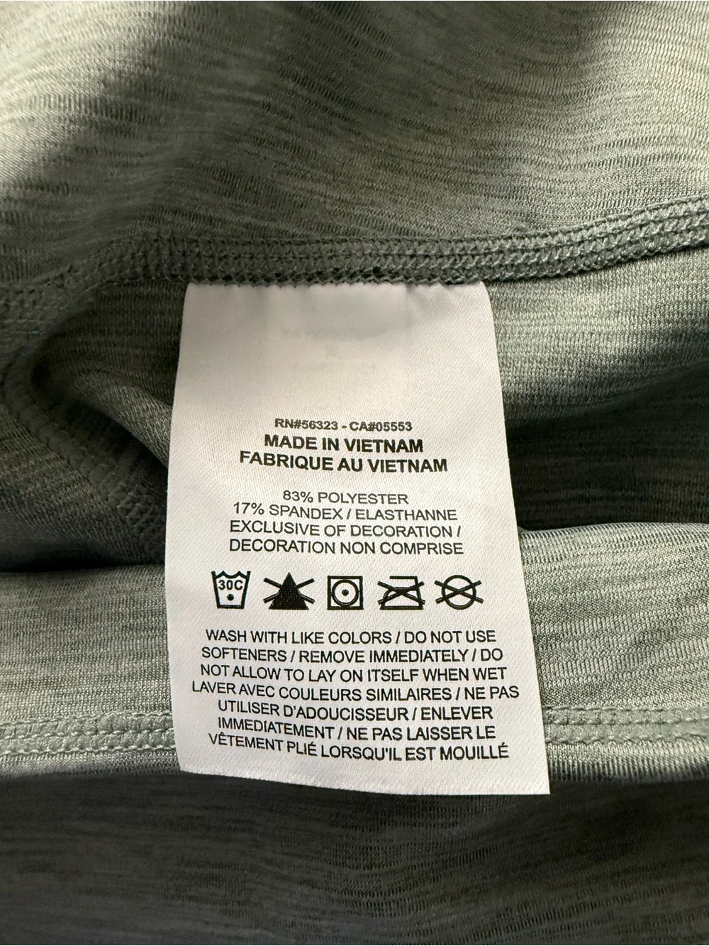 Nike Sage Green Seamless Workout Leggings